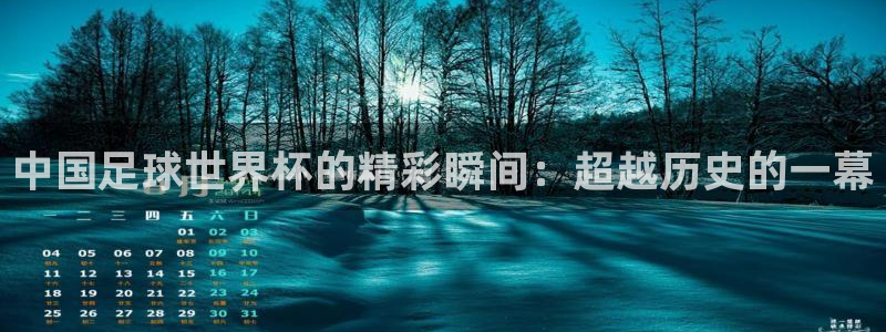 中国足球世界杯的精彩瞬间：超越历史的一幕