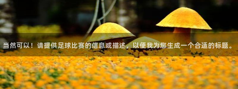当然可以！请提供足球比赛的信息或描述，以